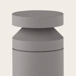 Zephy 52cm Outdoor Bollard Natural Concrete LED 3000K IP65 - thumbnail 3