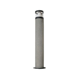 Selena Outdoor Bollard Natural Concrete-Black LED 3000K IP65