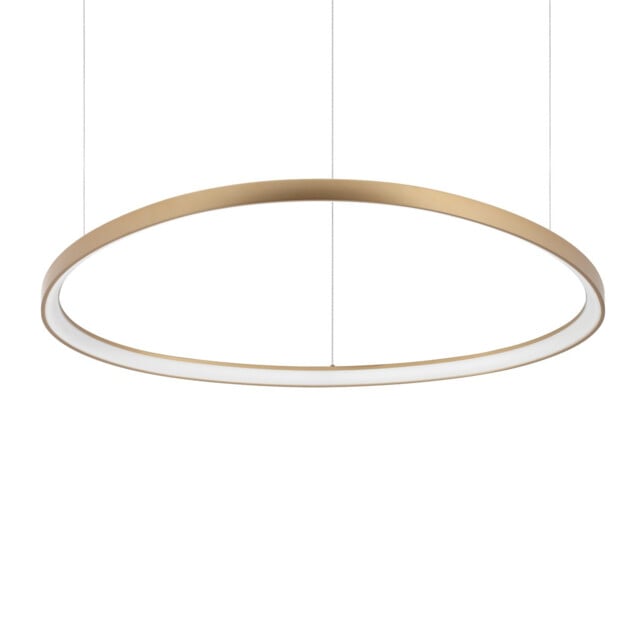 GEMINI 105cm Integrated LED Pendant Ceiling Light Brass, 3000K