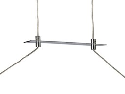 Sahara Ceiling Pendant 42W LED 3000K, 3400lm, Dimmable Silver, Frosted Acrylic, Polished Chrome - thumbnail 5