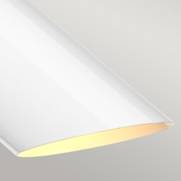 Quinto 1 Light Table Lamp - White Aged Brass, E27 - thumbnail 3