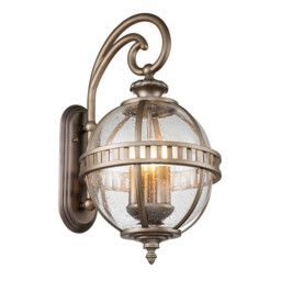 Kichler Halleron Outdoor Wall Lantern Burnished Bronze, IP44 - thumbnail 1