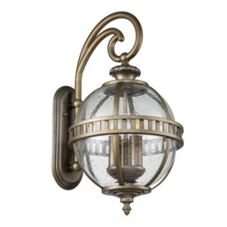Kichler Halleron Outdoor Wall Lantern Burnished Bronze, IP44 - thumbnail 2