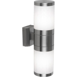 Xeloo Outdoor Up Down Wall Lamp Stainless Steel IP44 2x E27 - thumbnail 2
