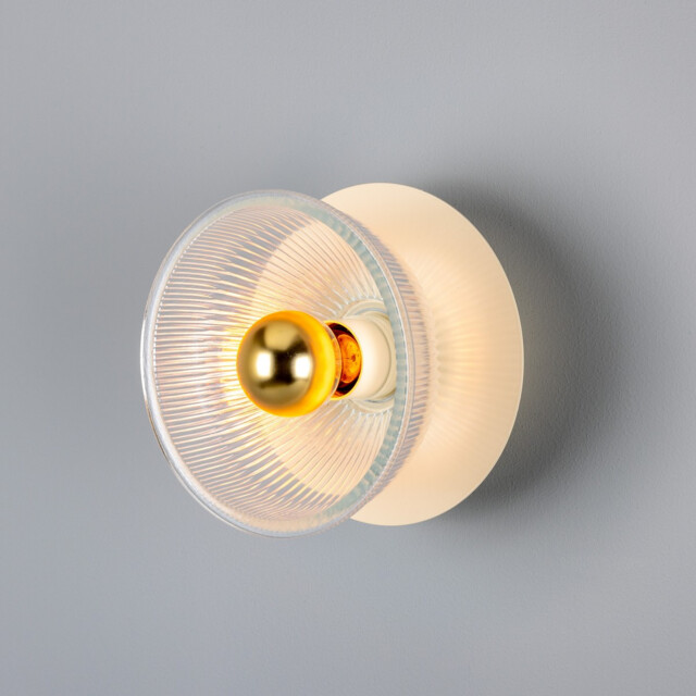 Eclipse Coloured Wall Light, Vanilla Cream - image 1