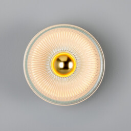 Eclipse Coloured Wall Light, Vanilla Cream - thumbnail 2