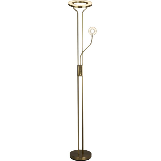 Mother, Child Floor Lamp Satin Brass Metal - image 1