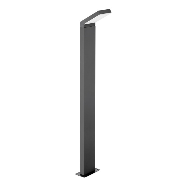 Park Outdoor Bollard Aluminium Dark Grey LED 6W 522Lm 3000K IP54 AC Driver Included - image 1