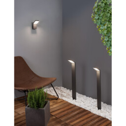 Park Outdoor Bollard Aluminium Dark Grey LED 6W 522Lm 3000K IP54 AC Driver Included - thumbnail 2