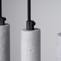 Pastelo Modern Bar Pendant Ceiling Light Concrete 5x G9 - thumbnail 5