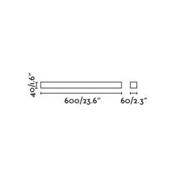 Nilo LED Bathroom Small Wall Light Chrome IP44 - thumbnail 2