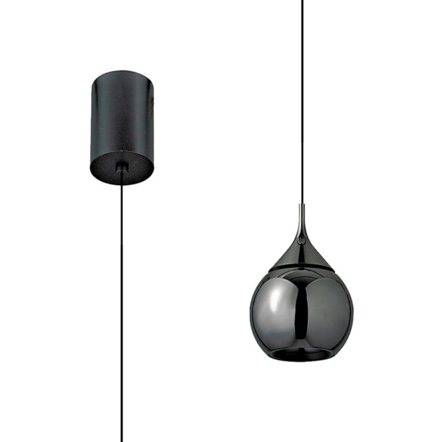 Drop Pendant, 7W LED, 3000K, 580lm, 36º, Pearl Black, 3yrs Warranty - image 1
