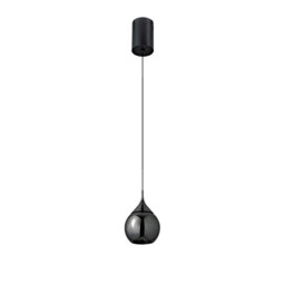 Drop Pendant, 7W LED, 3000K, 580lm, 36º, Pearl Black, 3yrs Warranty - thumbnail 5