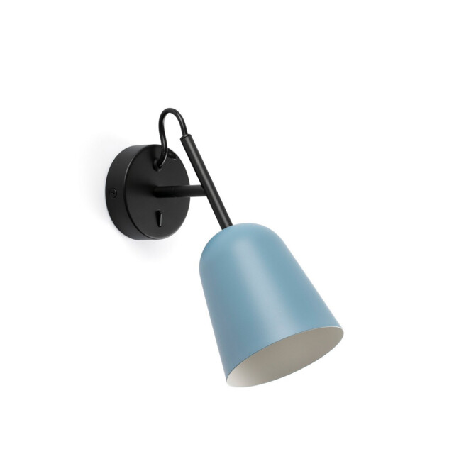 Studio Single Spotlight Matt Black, Blue - image 1