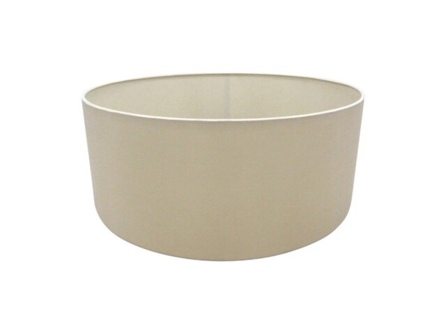 Sigma Round Cylinder, 500 x 200mm Dual Faux Silk Fabric Shade, Nude Beige, Moonlight - image 1