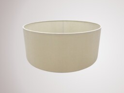 Sigma Round Cylinder, 500 x 200mm Dual Faux Silk Fabric Shade, Nude Beige, Moonlight - thumbnail 2