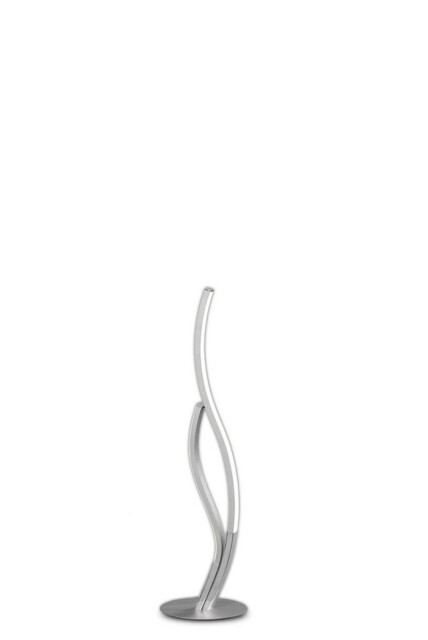 Corinto Table Lamp 55cm, 12W LED, 3000k, 960lm, Silver Chrome, Touch Dimmer - image 1