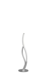 Corinto Table Lamp 55cm, 12W LED, 3000k, 960lm, Silver Chrome, Touch Dimmer