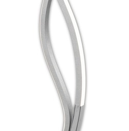 Corinto Table Lamp 55cm, 12W LED, 3000k, 960lm, Silver Chrome, Touch Dimmer - thumbnail 5