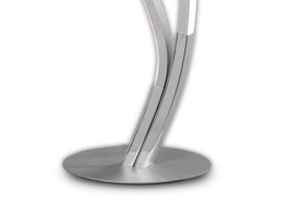 Corinto Table Lamp 55cm, 12W LED, 3000k, 960lm, Silver Chrome, Touch Dimmer - thumbnail 3