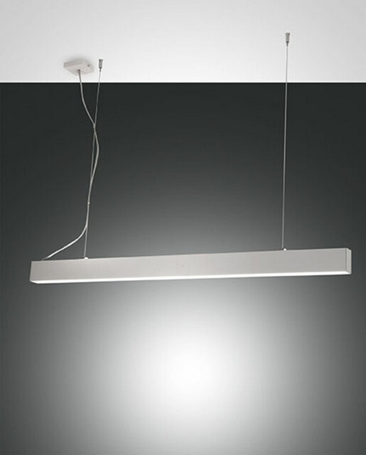 Next LED Integrated Pendant Ceiling Light Light White Glass - image 1