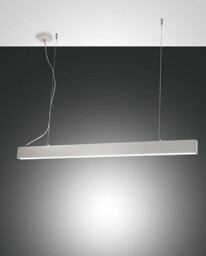 Next LED Integrated Pendant Ceiling Light Light White Glass - thumbnail 1