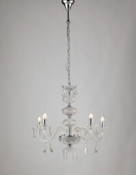 INCANTO 5 Light Chandeliers Chrome, Crystal 69x79cm - thumbnail 3