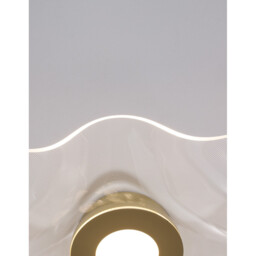 Siderno Integrated LED Semi Flush Light Gold Aluminium LED 31W 2118Lm 3000K - thumbnail 2