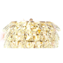 Coniston Table Lamp, 2 Light E14, French Gold/Crystal - thumbnail 5