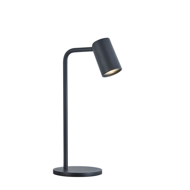 Sal Small Table Lamp With Inline Switch 1 Light GU10, Sand Black - image 1