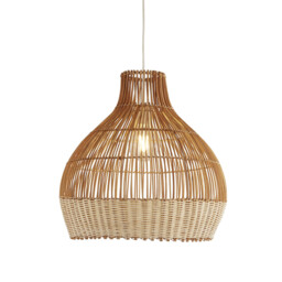 Bali Dome Pendant Lamp, Rattan 1x E27 - thumbnail 3