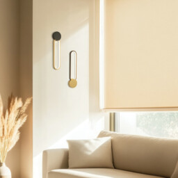 Viora Integrated Led Wall Lamp Black Matt-Gold Matt Ring LED 3000K Dimmable - thumbnail 2