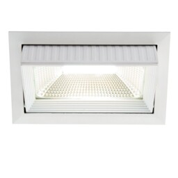 Axial Integrated LED Recessed Light Matt White, Glass - thumbnail 3