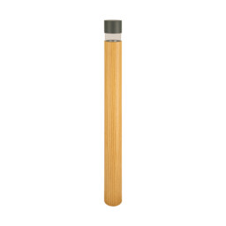 Elyon Round Outdoor Bollard Graphite-Wood LED 3000K IP65