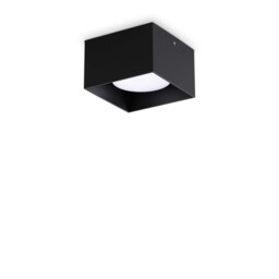Spike Square Surface Mounted Downlight Black