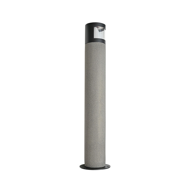 Selena Outdoor Bollard Natural Concrete-Black Directional Light LED 3000K IP65 - image 1