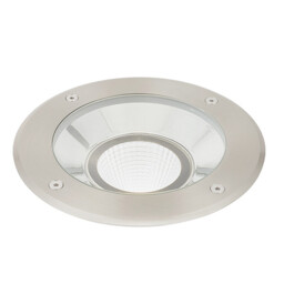 Hoxton Outdoor 16.5W LED Recessed Ground Light Brushed Stainless Steel, IP67, 4000K - thumbnail 3
