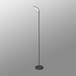 Nassau Floor Lamp 182cm, 30W LED, 3000K, 2800lm Dimmable, Black, 3yrs Warranty - thumbnail 2