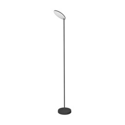 Nassau Floor Lamp 182cm, 30W LED, 3000K, 2800lm Dimmable, Black, 3yrs Warranty