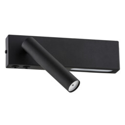 Jasper Reading Wall Light Black Structure 3000K - thumbnail 2