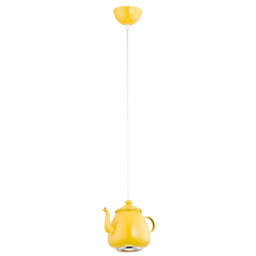 Jamajka Kettle Pendant Ceiling Light Yellow Matt