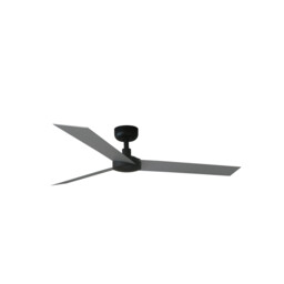 Cruiser Medium 132cm Ceiling Fan Black, Aluminium Blades - thumbnail 1
