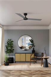 Cruiser Medium 132cm Ceiling Fan Black, Aluminium Blades - thumbnail 2