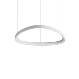 Gemini Integrated LED Pendant Ceiling Light White 5400lm 4000K - thumbnail 1