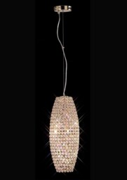 Kos Ceiling Pendant 4 Light French Gold, Crystal - thumbnail 2