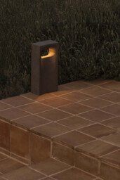 Glint Outdoor Pedestal Light Concrete IP55 2700K - thumbnail 2