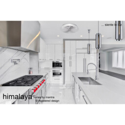 Himalaya LED Dimmable Ceiling Light & 35W DC Fan, Remote Control, APP & Alexa/Google Voice Control, Silver - thumbnail 5