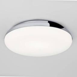 Altea 300 1 Light Bathroom Flush Ceiling Light Polished Chrome IP44, E27