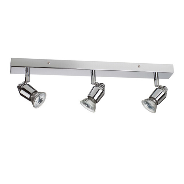 Bomba 3 Light Spotlight Bar Chrome