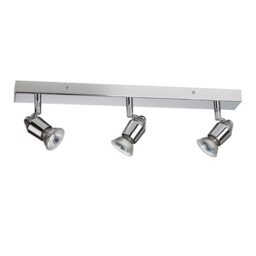 Bomba 3 Light Spotlight Bar Chrome